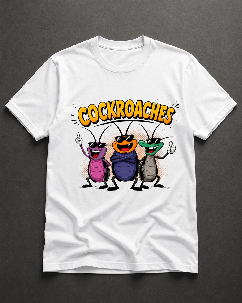Cockroaches Cartoon Squad Unisex T-Shirt
