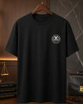 Advocate Logo - Black Round Neck Lawyer T-shirt